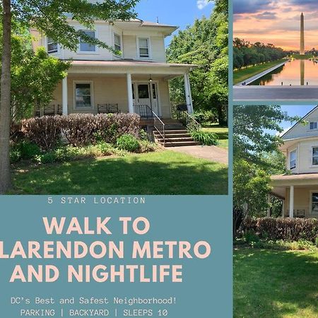 4 Bedroom Dc'S Best Location With Parking, Walk To Clarendon Metro, Shopping And Nightlife! Arlington Dış mekan fotoğraf